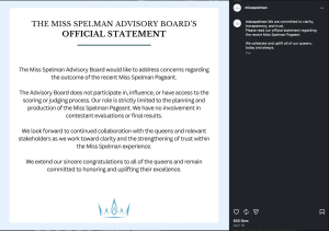 official spellman statement 300x211 1