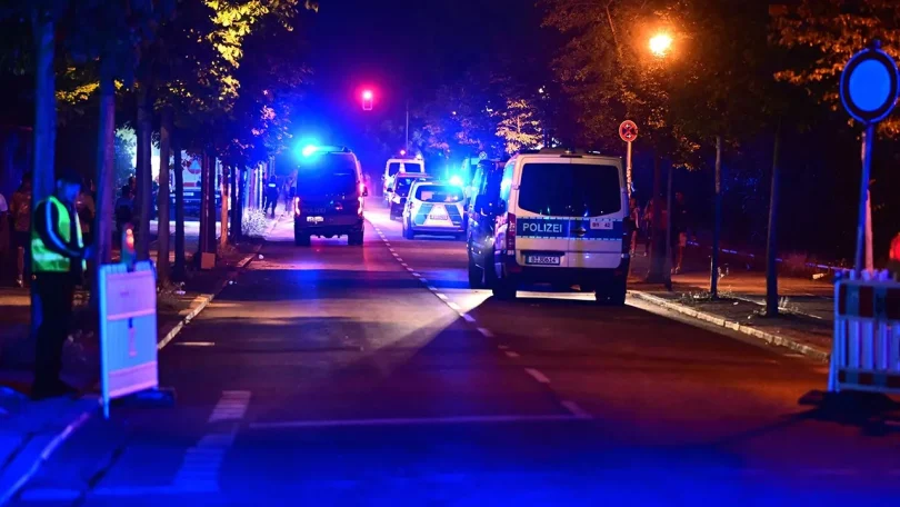 police after car rams germany festival
