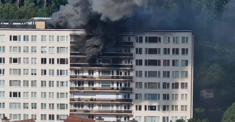 six killed in apartment block fire in belgian city