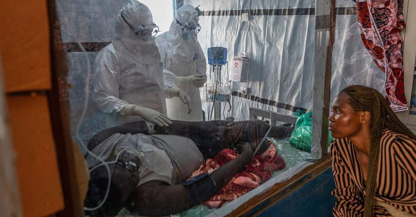 some health workers in dr of congo s ebola outbreak go on strike over pay issues