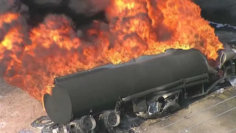 tanker explosion
