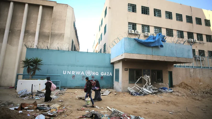 unrwa hq gaza strip